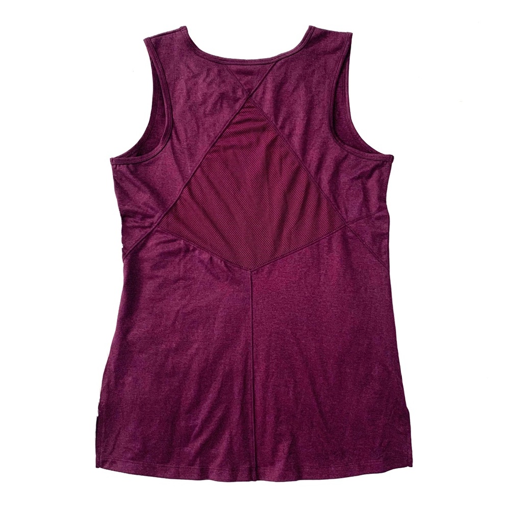 EUC Reebok burgundy mesh back muscle tank